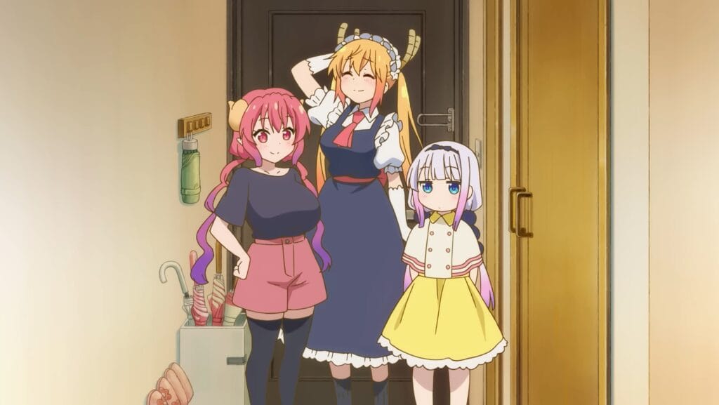 Miss Kobayashi's Dragon Maid: Confira as Novas Artes dos Personagens do Filme 1 filme Miss Kobayashi’s Dragon Maid