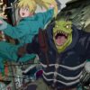 Imagem promocional da segunda temporada de Dorohedoro, com arte impactante e atmosfera sombria