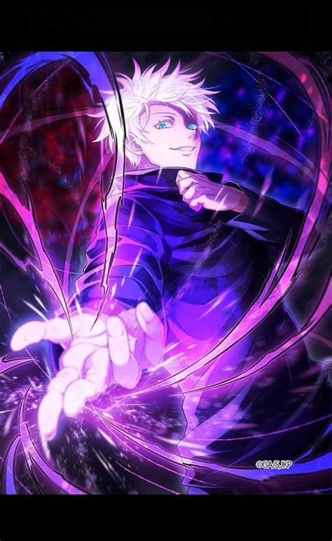 Satoru Gojo usando o Limitless para repelir ataques no anime Jujutsu Kaisen