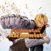 Imagem promocional da versão colorida de Fullmetal Alchemist no Webtoon, com estreia marcada para 7 de maio de 2025.
