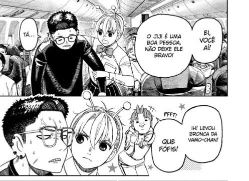 Dandadan: Capitulo 193 Momo vs. Família Kito O Caos Começa no Céu 1 dandadan