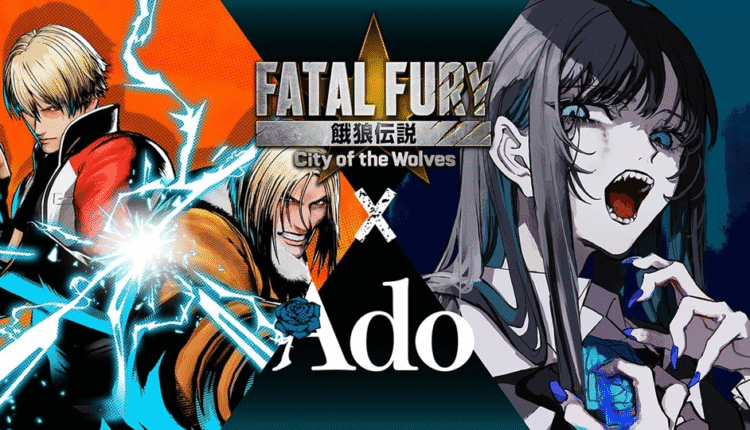 Imagem promocional da colaboração entre Ado e Fatal Fury no videoclipe FREEDOM