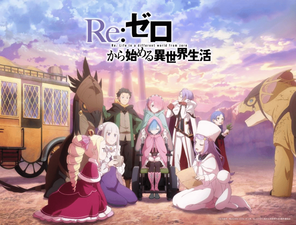 ReZERO Starting Life in Another World Temporada 4 estreia em 2026