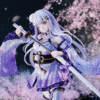Figura da personagem Emilia, de Re:Zero, em traje tradicional japonês, lançada pela KDcolle da KADOKAWA.