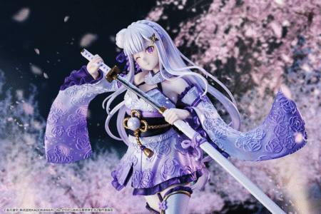 Emilia ganha figura espetacular em traje tradicional japonês pela linha KDcolle