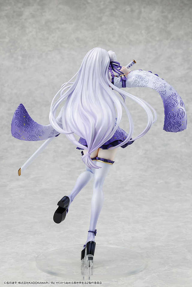 Emilia ganha figura espetacular em traje tradicional japonês pela linha KDcolle 1 Emilia KDcolle traje japonês