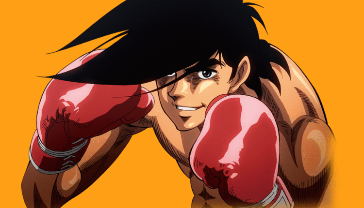 Imagem promocional da versão remasterizada em 4K do anime clássico Ashita no Joe, em exibição na Tele Tama.