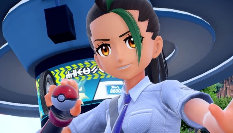 Imagem promocional destacando os protagonistas de Pokémon Scarlet e Violet após o marco de vendas atingido em 2025.