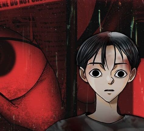 Imagem promocional da atriz Seo Ye-ji para a adaptação live-action do webtoon 'Forest of Humans'