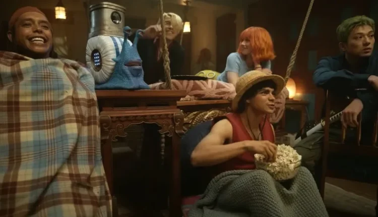 Imagem oficial da Netflix usada na divulgação do teaser da segunda temporada do live-action de One Piece, em destaque no Tudum 2025