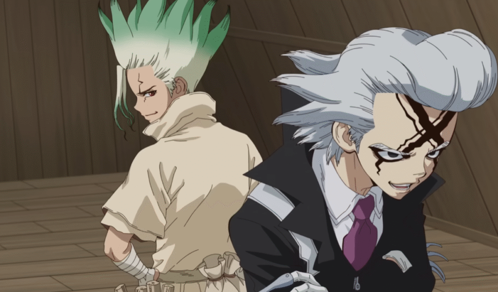 Dr. STONE SCIENCE FUTURE Parte 2: Novo Trailer Revela Abertura e Novidades 1 Dr. STONE