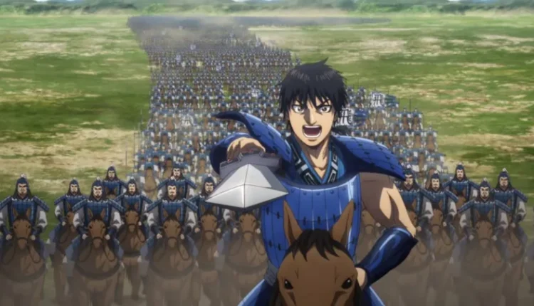 Li Xin com a lança de Wang Yi pronto para a guerra entre Qin e Zhao