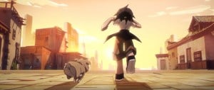 Imagem oficial do episódio 23 de To Be Hero X, destacando Ahu em sua batalha decisiva e a força da crença de Xin Ya.